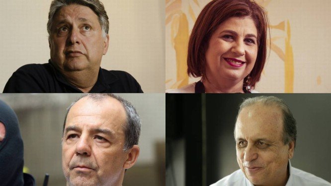 Em duas décadas, os quatro governadores eleitos do Rio foram presos